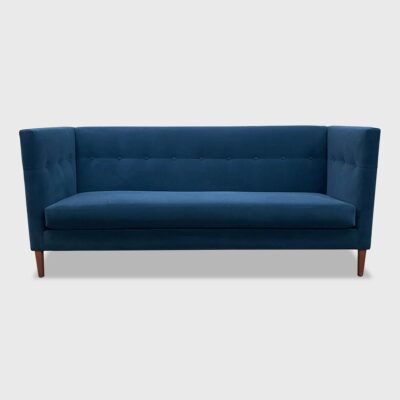 Velvet modern tufted sofa