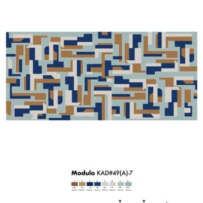 Modern Color-Blocked Rug