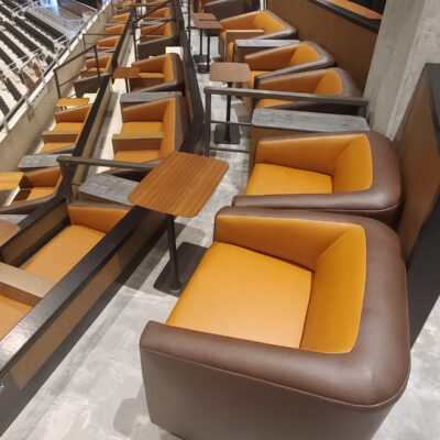 Commercial grade furniture for the Moody Center in Austin, TX