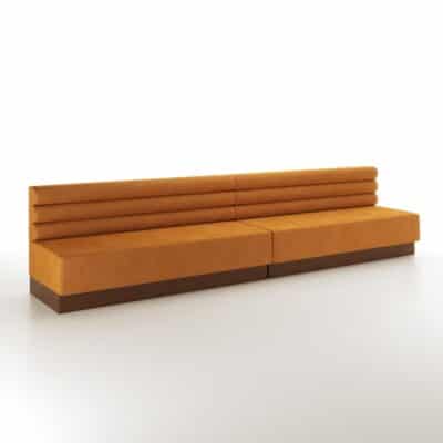 Napa contemporary banquette by Jamie Stern Furniture