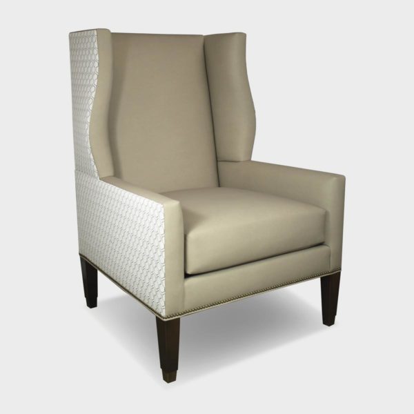Jamie Stern Furniture NYAC modern wingback Chair