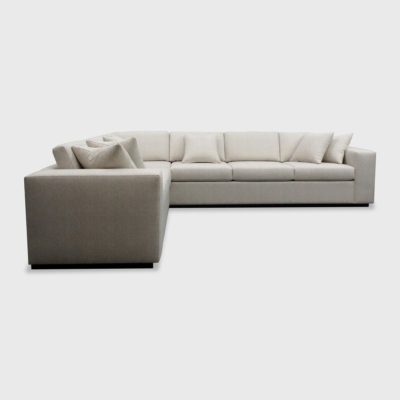 Wide Arm Upholstered Sectional
