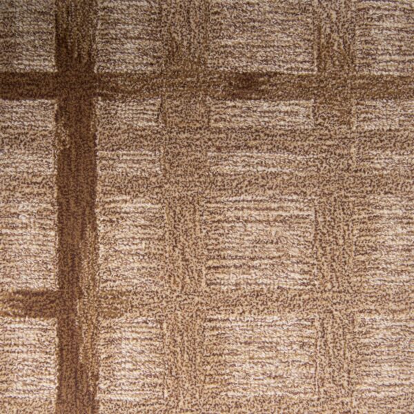 beige linear area rug by Jamie Stern Carpets