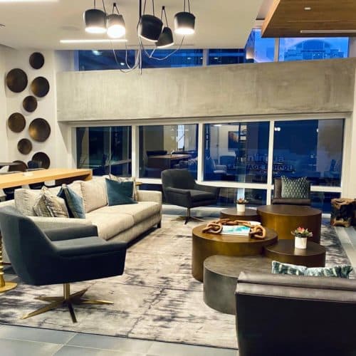 custom rugs for apartment lobby design