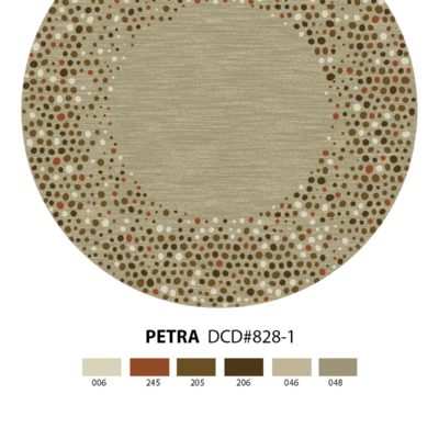 Petra rug design rendering by Jamie Stern Carpets