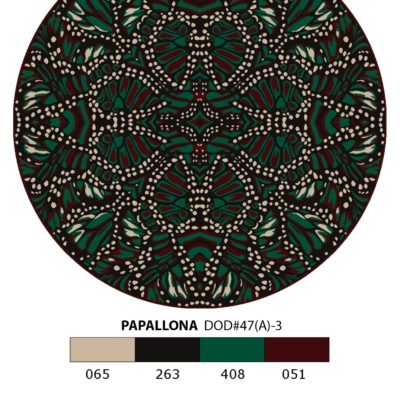 Papallona rug design rendering by Jamie Stern Carpets