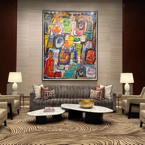 Hospitality carpet by Jamie Stern