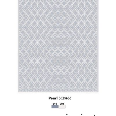 Pearl hand-loomed area rug by Jamie Stern sample