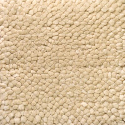 Pebble beige Shag rug by Jamie Stern