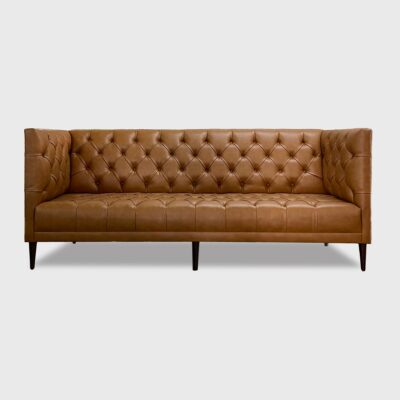 Pierre Sofa with Diamond Tufted Seat and Inback