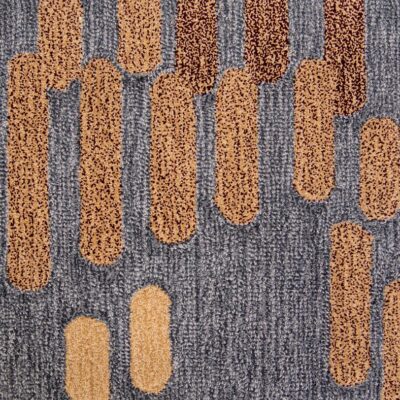 Polar is a contemporary grey area rug by Jamie Stern Carpets