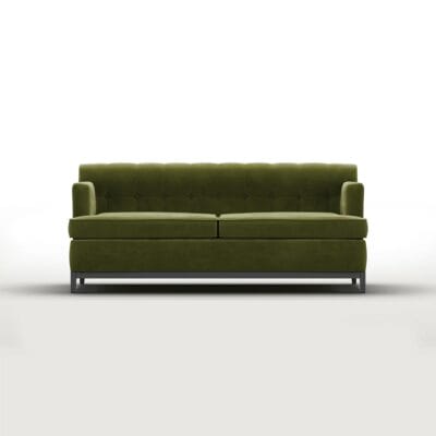 Prescott button tufted sofa by Jamie Stern Furniture