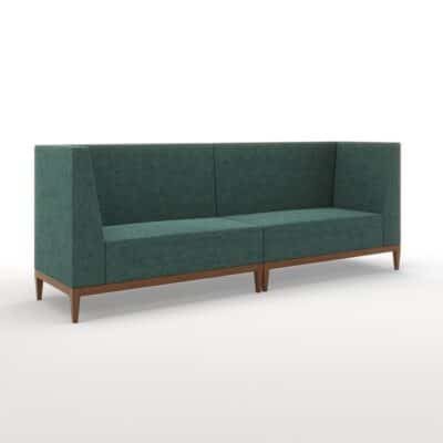Rafe clean line banquette by Jamie Stern Furniture