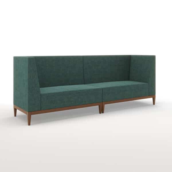 Rafe clean line banquette by Jamie Stern Furniture