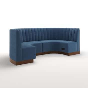 Reese Curved Banquette | Jamie Stern Design | Furniture