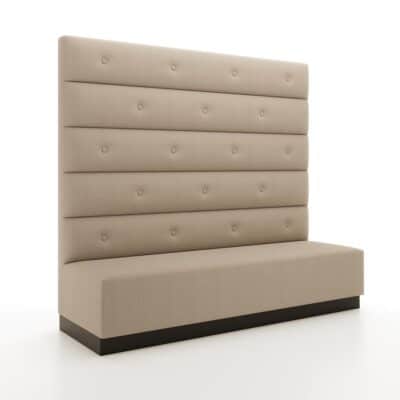 Regina high-back banquette by Jamie Stern Furniture