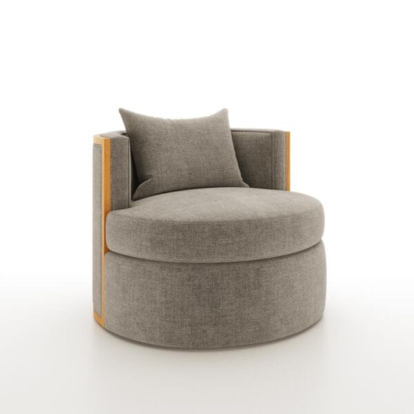 The Rhode round frame chair by Jamie Stern Furniture