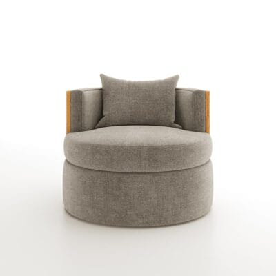 The Rhode round frame chair by Jamie Stern Furniture