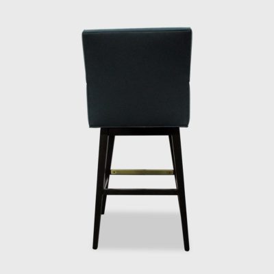 Rivage Barstool covered in custom Jamie Stern Allure Leather