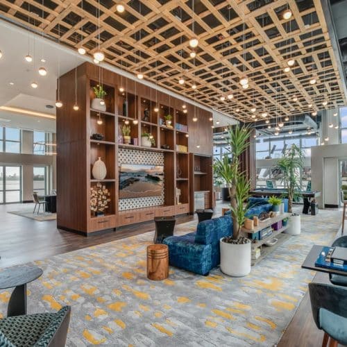 Beautiful rugs for public spaces at Riverhouse 9