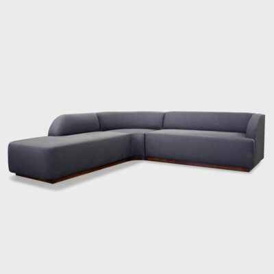 Rocco curved sectional sofa by Jamie Stern Furniture