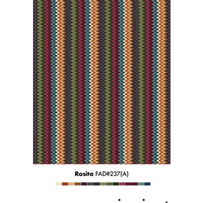 Rosita zig zag carpet design rendering