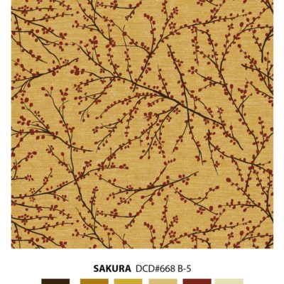 Sakura is a floral Jamie Stern Carpets rug design