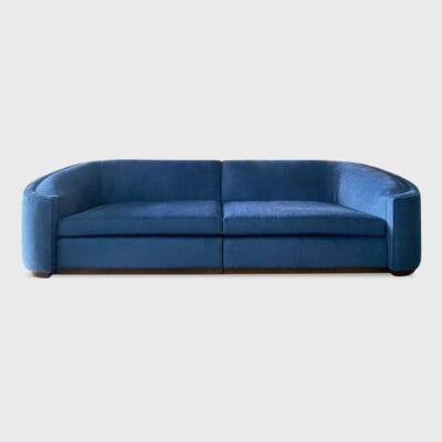 The Scarlet's curved sloped arms and wood base help to make it one of the more stylish sofas around.