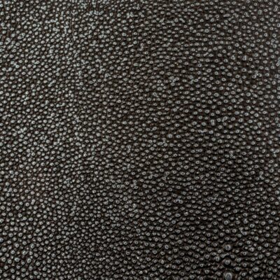 Shagreen Leather in Ebony color