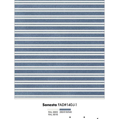 Sonesta by Jamie Stern is a hand-loomed, striped rug design made from 100% New Zealand wool that can be made in any custom color or size.