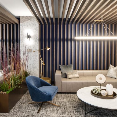 contract grade firniture for Springhill Suites lobby