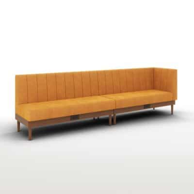 contemporary restaurant banquette