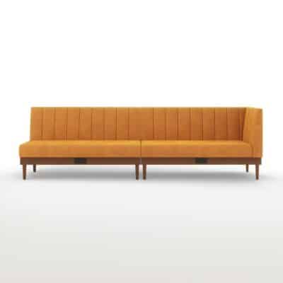 contemporary restaurant banquette