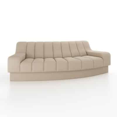 curvy banquette