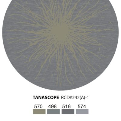 Tanascope is an organic rug design by Jamie Stern Carpets