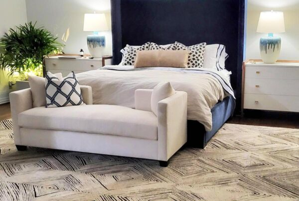 Luxury residential carpet and furniture by Jamie Stern