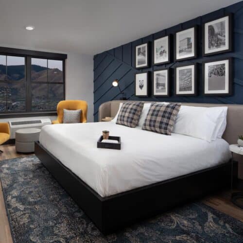 broadloom area rugs for the Eddy Hotel by Jamie Stern Carpets