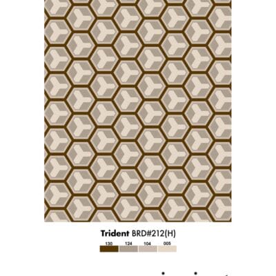 hexagon pattern hand-loomed area rug made of new zealand wool