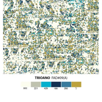 Trioano organic rug design by Jamie Stern Carpets