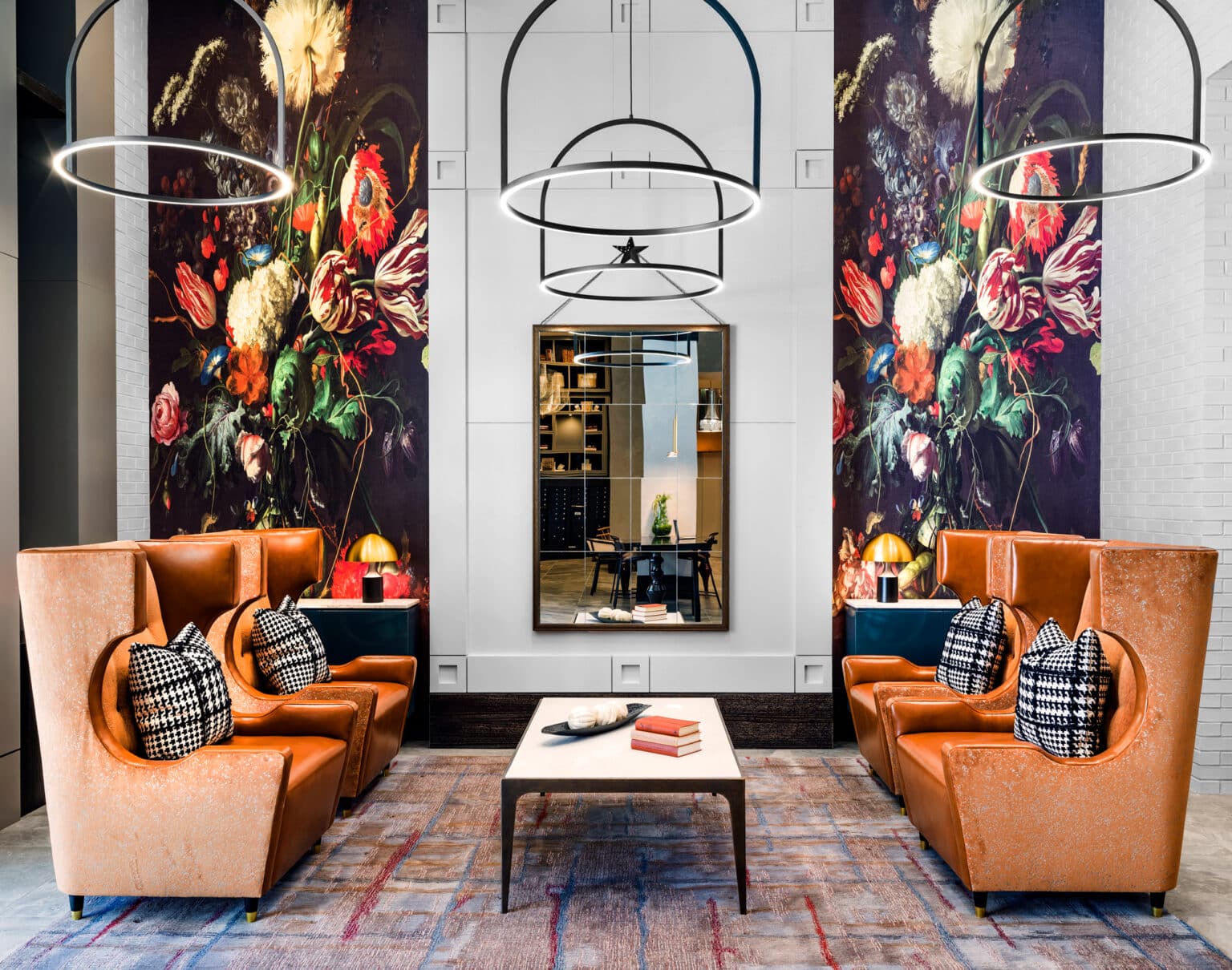 Custom Wingback Lounge Chairs Jamie Stern Design