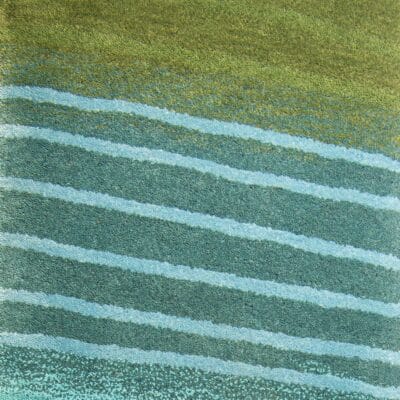 Waverly blue contemporary rug by Jamie Stern