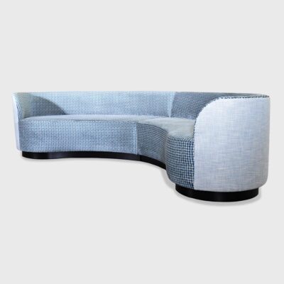 Wescott curved sofa by Jamie Stern