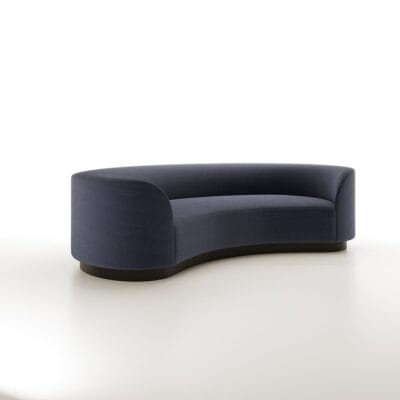 Wescott curved sofa by Jamie Stern Furniture