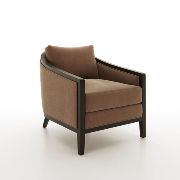 The Westley exposed wood chair by Jamie Stern Furniture