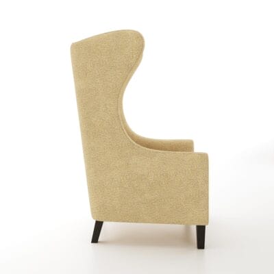 The Wylie classic high backed lounge chair by Jamie Stern Furniture