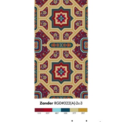 Traditional Axminster Carpet by Jamie Stern
